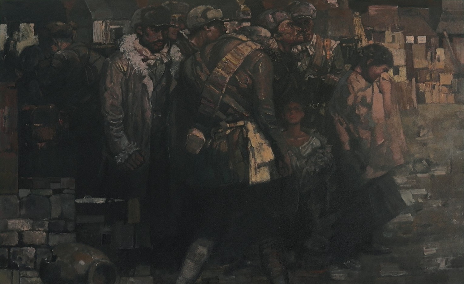 The Anti-United Group of paintings - the fire that cannot be extinguished-3