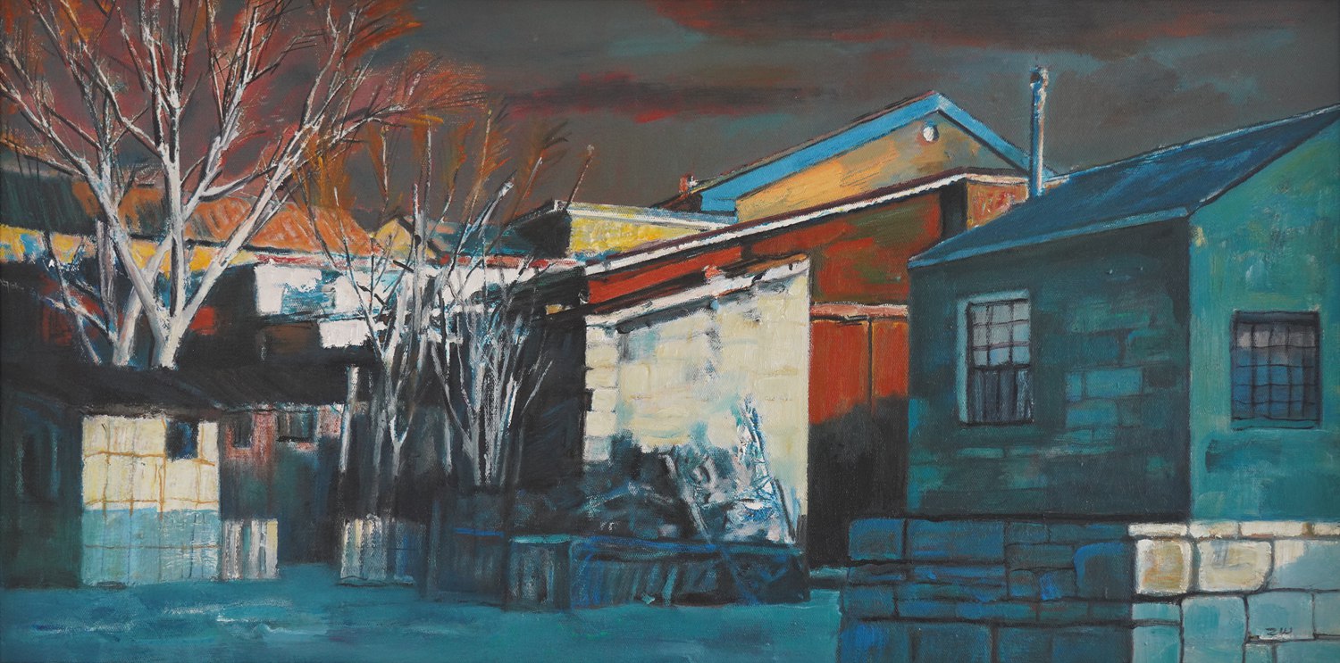 Residential sunset