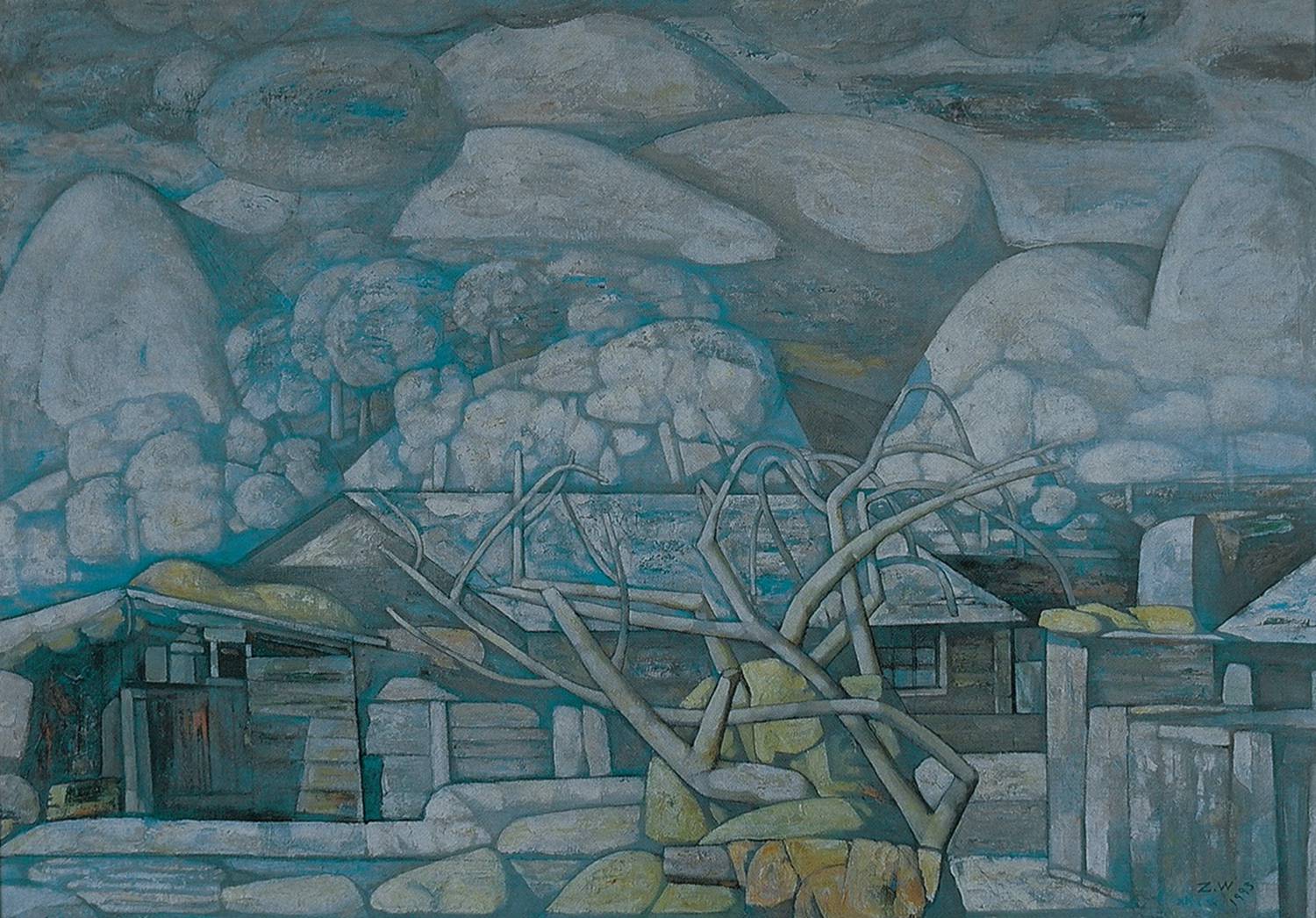 Snowy Sky