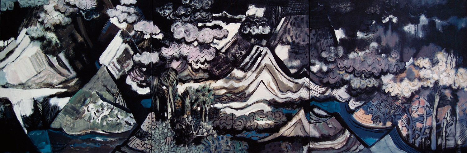 The Eden shrouded in haze